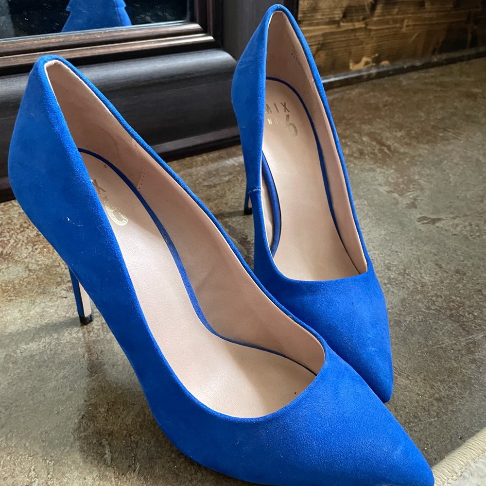 Mix No. 6 Cobalt Blue Heels